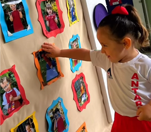 Foto de alunos do Ensino Fundamental I