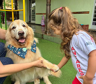 Foto de alunos do Ensino Fundamental I