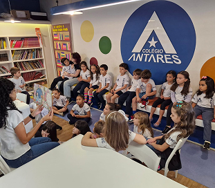 Foto de alunos do Ensino Fundamental I
